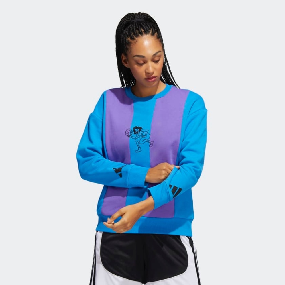 adidas Women's Hoop York City Crewneck Sweatshirt